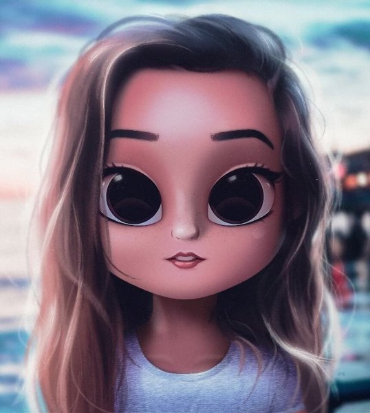 Девочка с большими глазами