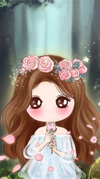 Милая девочка иллюстрация