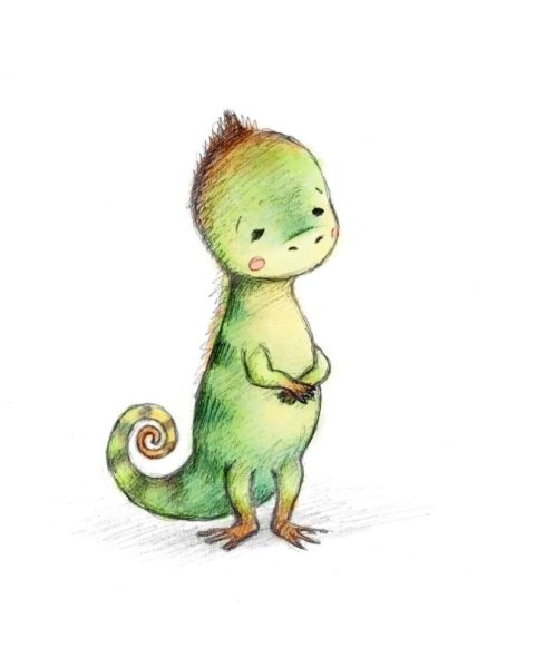 Ящерица арты милые