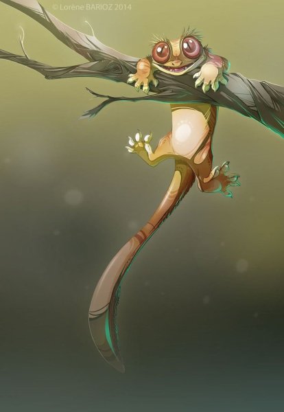 Ящерица арты милые