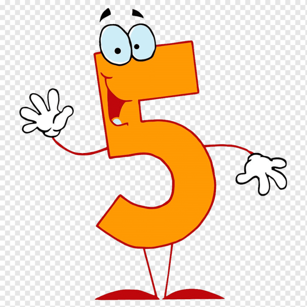 Смешная цифра 5
