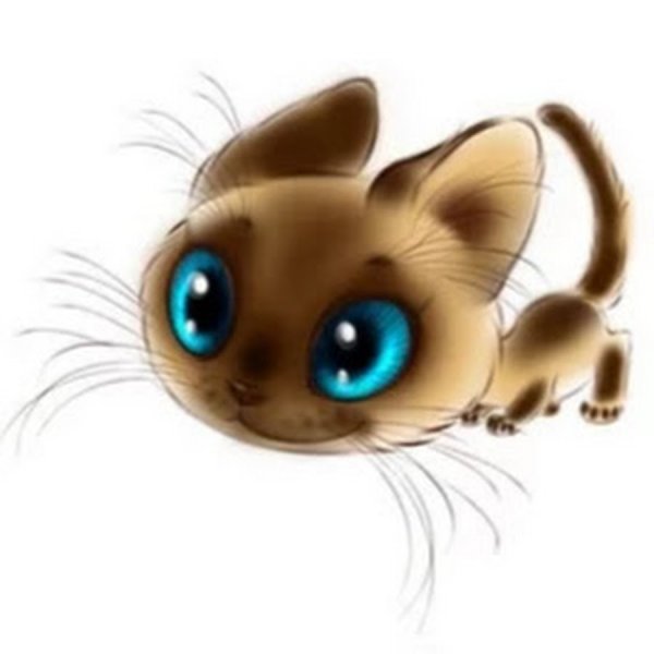 Котик мультяшный