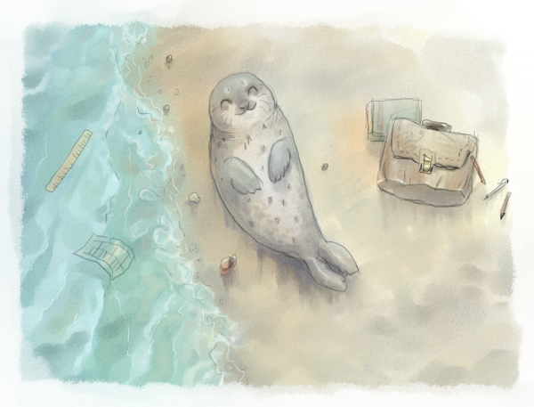 Мультяшные тюлени