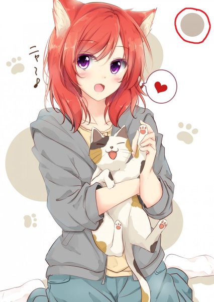 Maki Nishikino неко