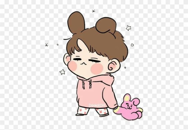 Чиби БТС Чонгук и bt21