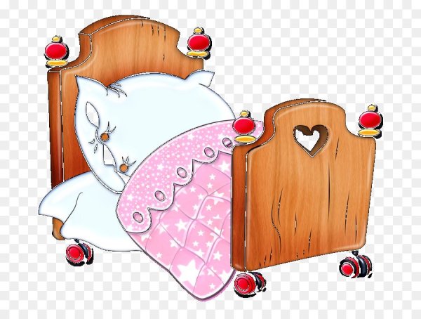 Кровать раскраска