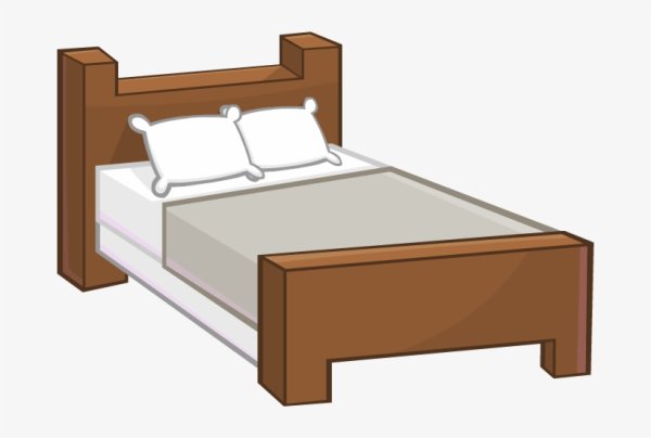 Малыш в кроватке мультяшный