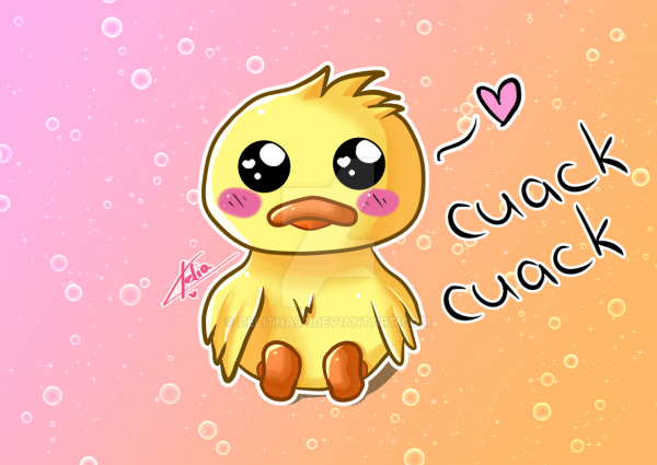 Милые арты уточек