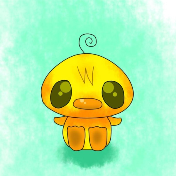 Уточка арт мило