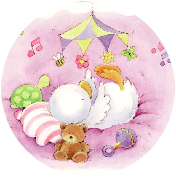 Иллюстрации для новорожденных в детскую