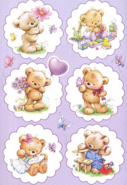 Мишка для скрапбукинга