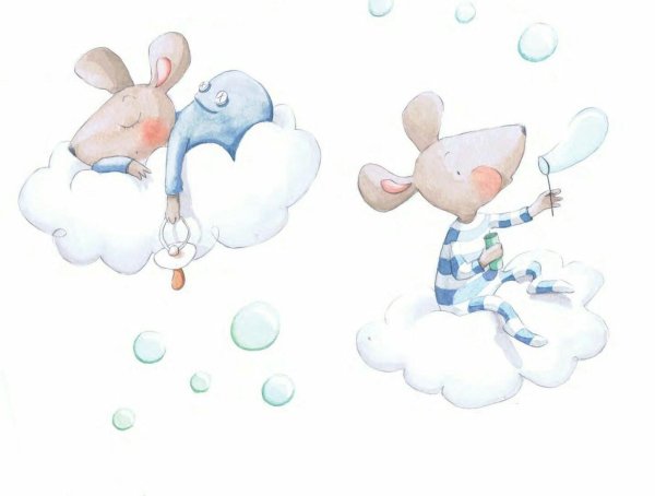 Акварельные иллюстрации для метрики