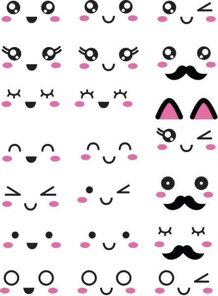 Кавайные рожицы