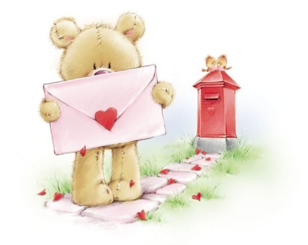 Мишки от художника Марины Федотовой.