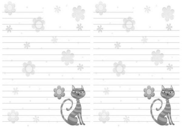 Листы для детского блокнота