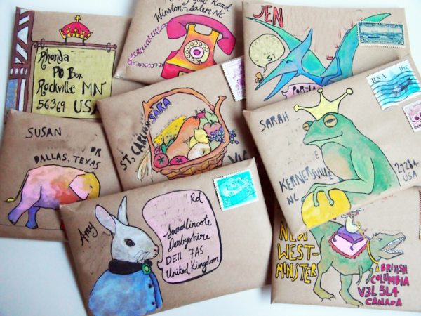 Необычное оформление письма