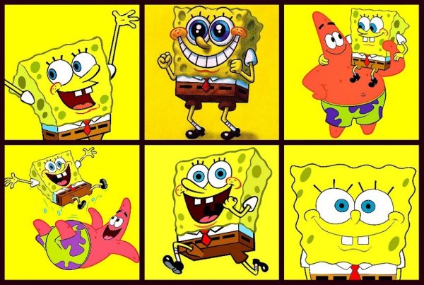 Губка Боб и Сэнди любовь