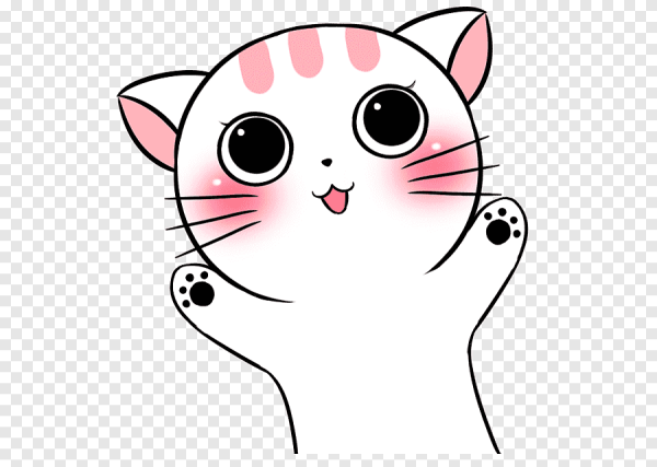 Милый котенок мультяшный