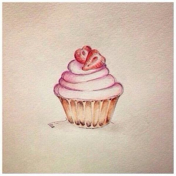 Кексик карандашом