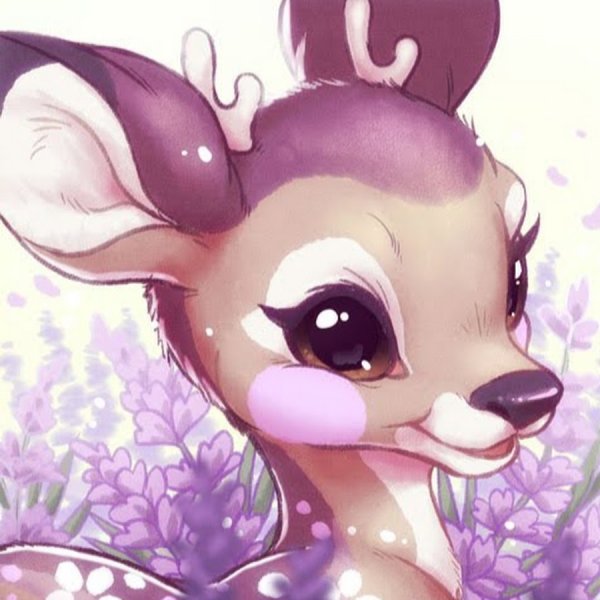 Олененок арт