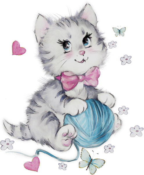 Котенок иллюстрация