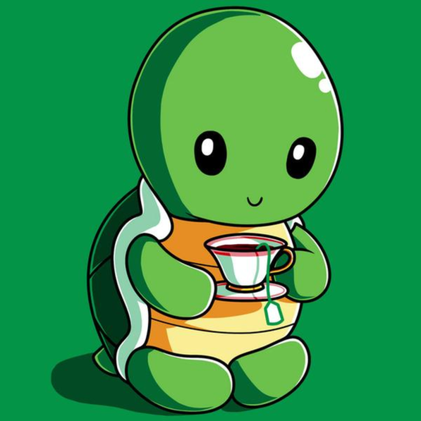 Милая черепашка арт