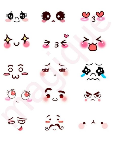 Кавайные рожицы