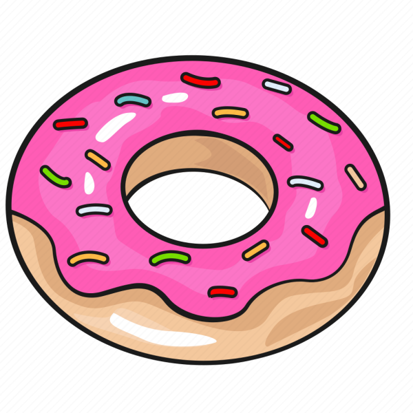 Срисовать пончик