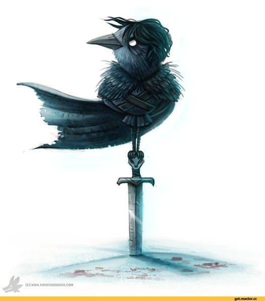 Мудрый ворон арт