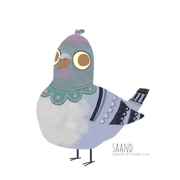 Милый голубь арт