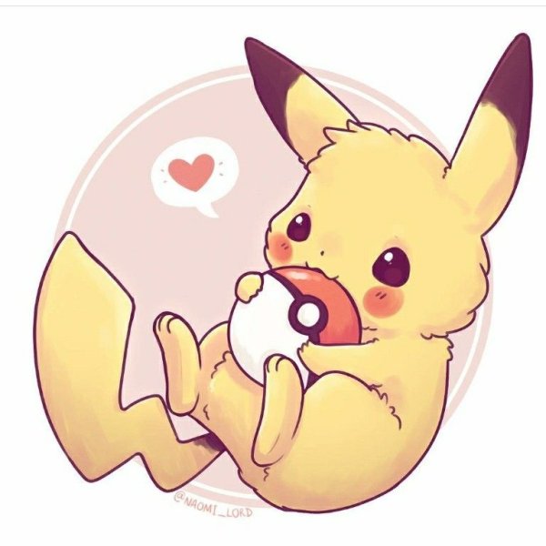 Пикачу для срисовки