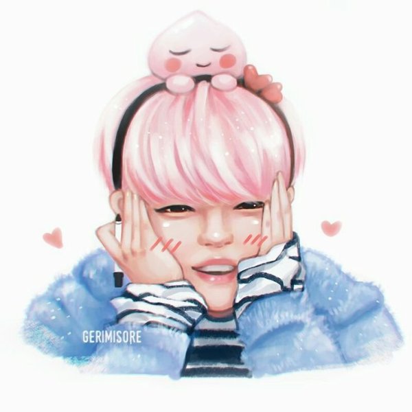 Милые арты БТС Чимин