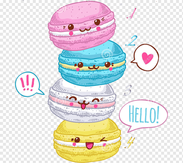 Стикеры макаруны