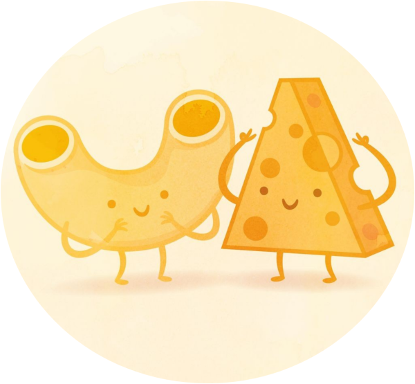 Милые мультяшные продукты