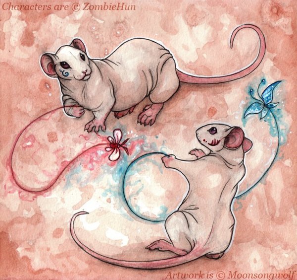 Милые мышки арт