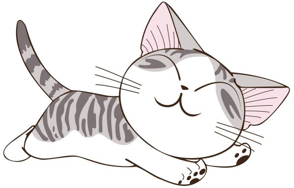 Аниме котик Чии