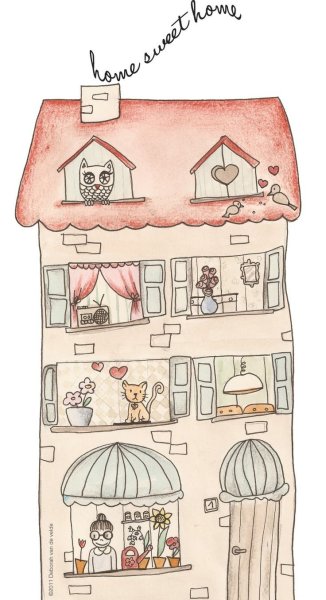 Рисуем милые домики