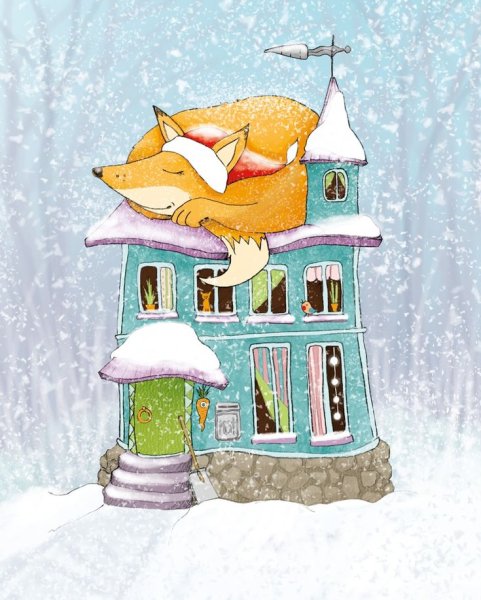 Домики милые иллюстрации
