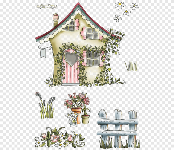 Домик для скрапбукинга