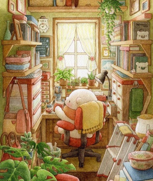 Уютные милые иллюстрации