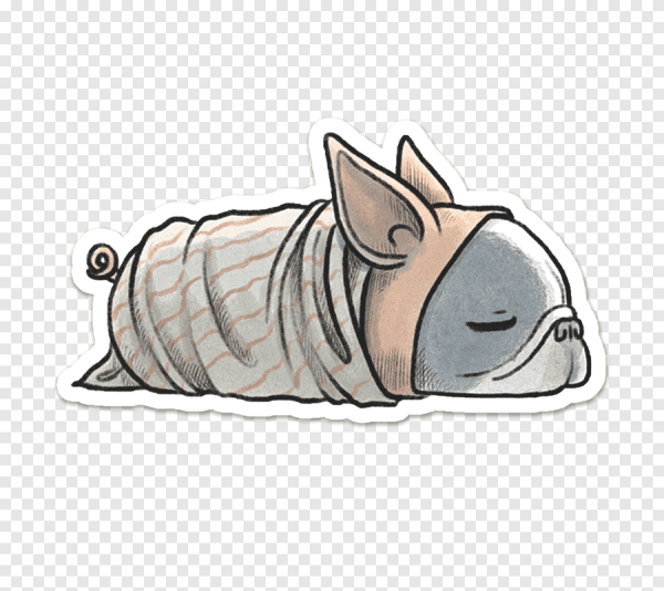 Бульдог милый рисунок