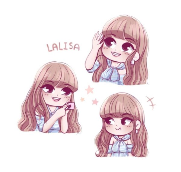 Блэк Пинк рисунки Чиби