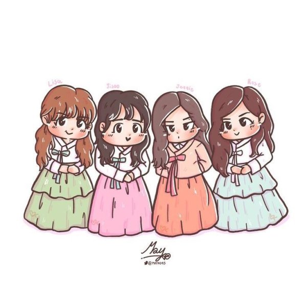 BLACKPINK Art Чиби