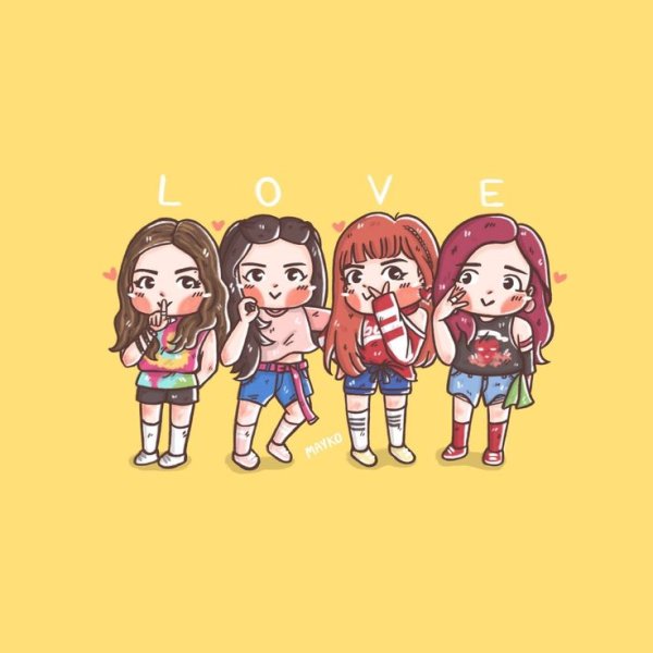 Блэк Пинк Чиби