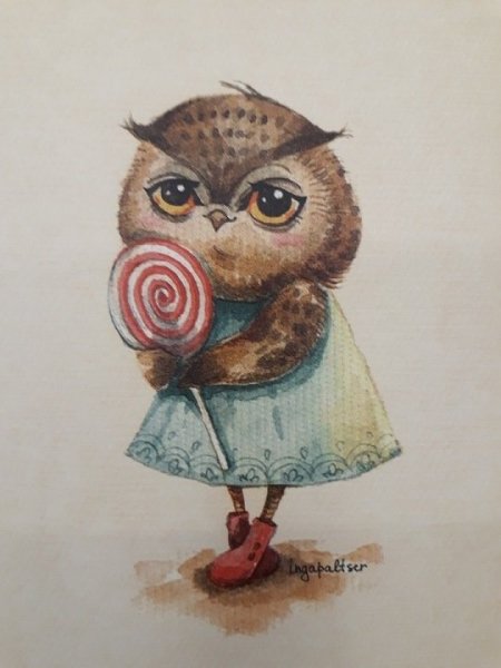 Милые Совушки для срисовки
