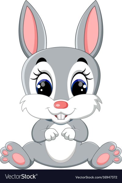 Мордочка и лапки зайчика