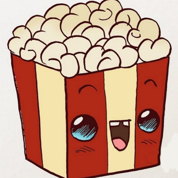 Няшная еда попкорн