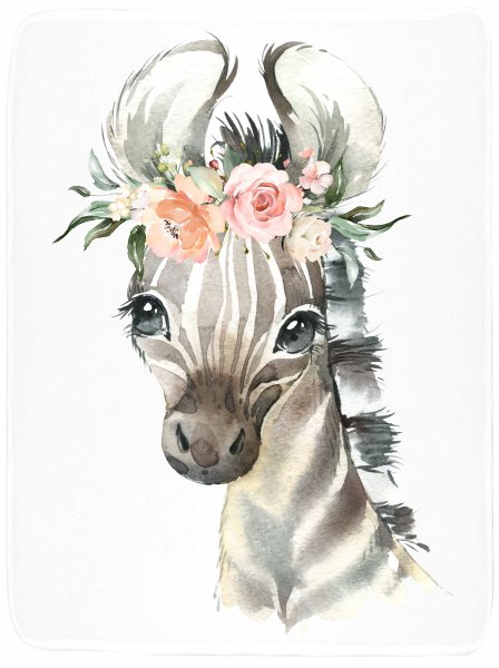 Зебра мультяшная