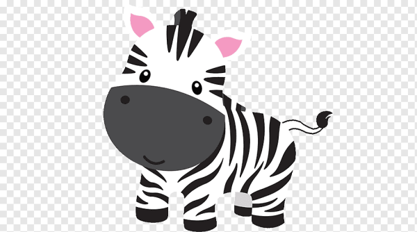 Зебра смешная вектор