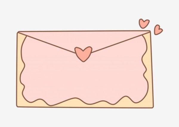 Милый конверт рисовать